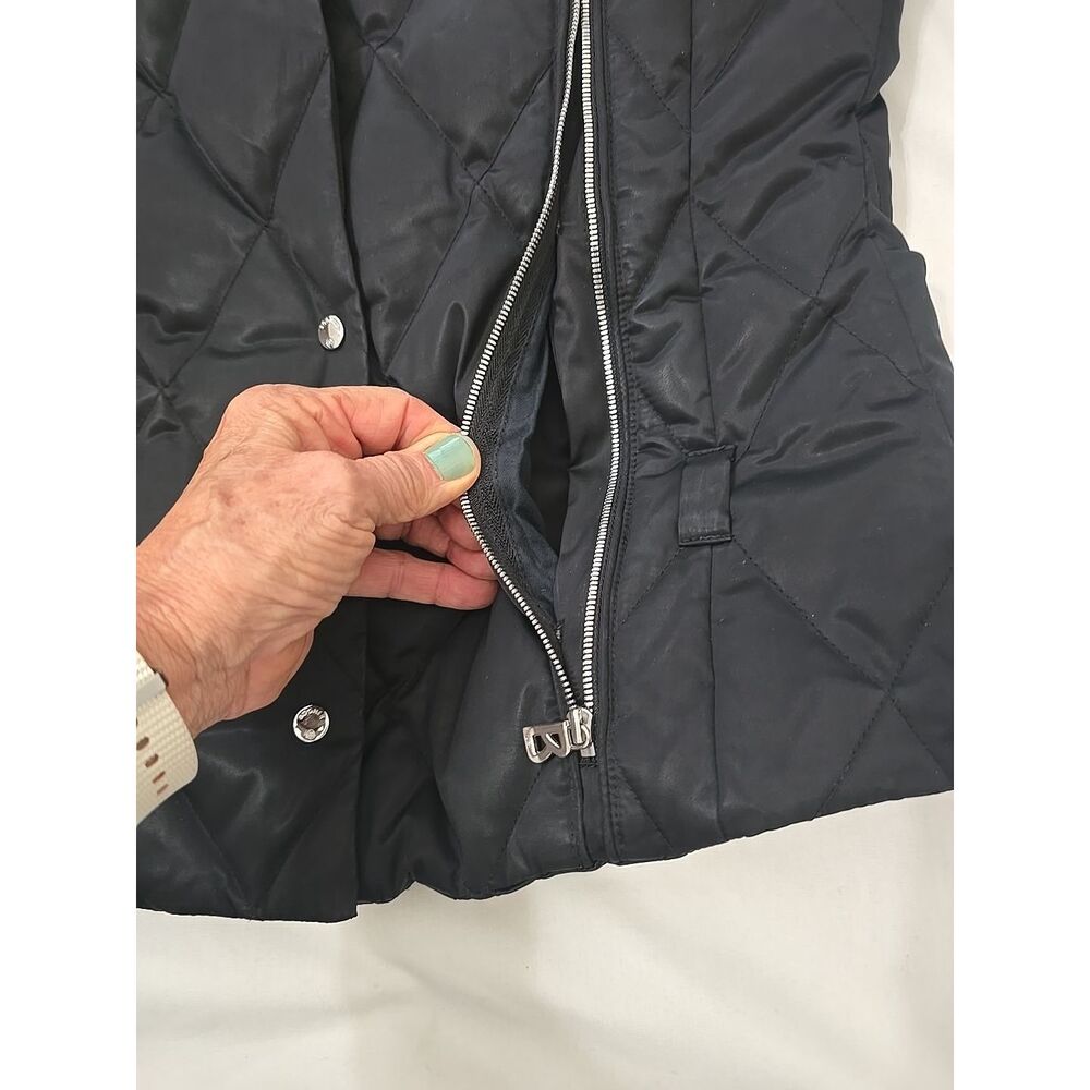 BOGNER BLACK QUILTED SKI JACKET COAT 8